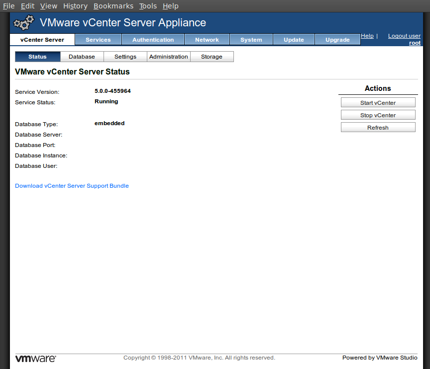 screenshot-vcenterserverappliance-status